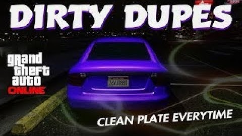 *Duplication Glitch* How to Create Clean Dupes (Custom plates guide) Gta 5 Money Glitch