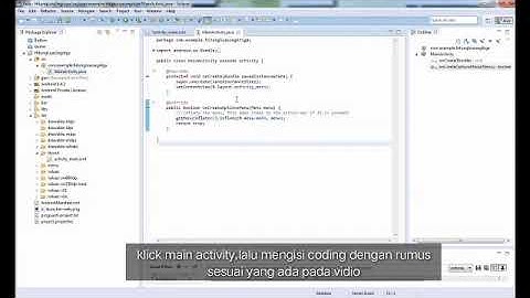 menghitung luas segitiga pada "eclipse"