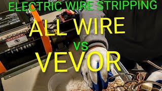 Vevor Electric Wire Stripping testing all size wires 