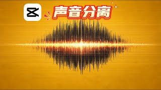 我如何用「声音分离」功能在剪映专业版快速去掉背景音？