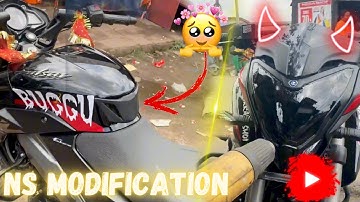 New Pulsar Ns 160/200 Modified 🥵| Black Wrap on Headlight and stickers On Tank 🔥🔥