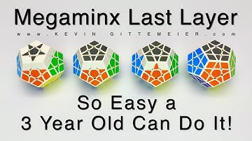 How To Solve Megaminx Last Layer:  So Easy a 3 Year old can do it (Full Tutorial) [KTFG 384]