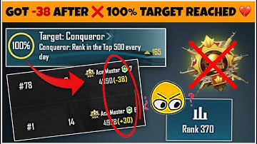 DAY🇮🇳21: Got -38 On 500 Rank. 😭 Today Conqueror Points & C9S26 Survive Tips ✅