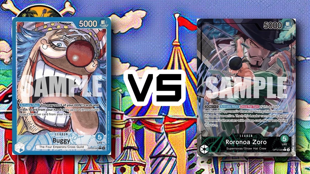 OP12) Blue Buggy vs Green Zoro - YouTube