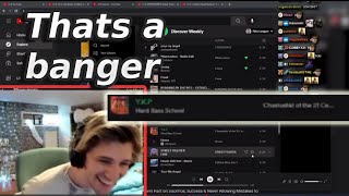 Xqc Listens to His Spotify Discover Weekly Playlist