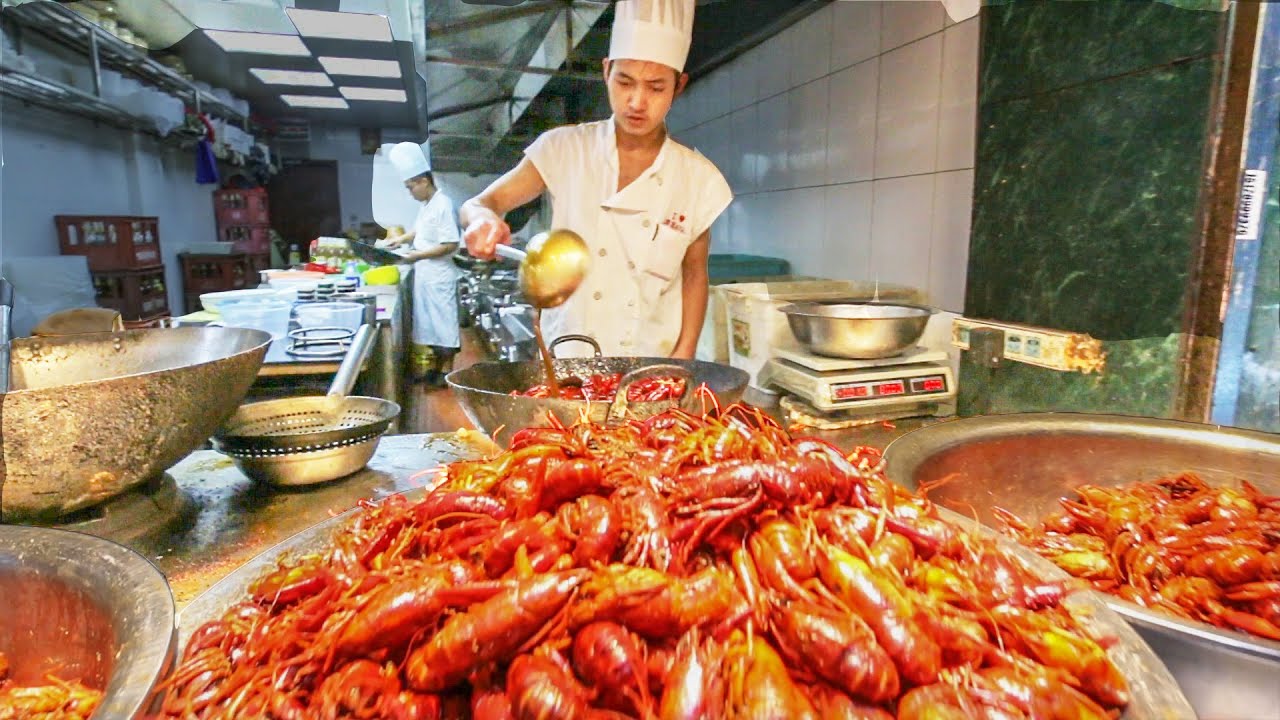 Chinese Street Food Tour in Shanghai, China Street Food in China BEST Seafood pic