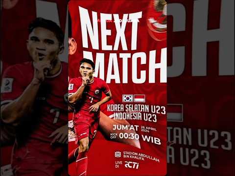 Next Match Indonesia U23 vs Korea Selatan U23 Live RCTI|| Menyala GarudaKuuu🔥🔥🔥 26-April-2024💪