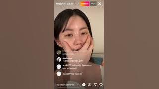 Rock Chae-eun (락채은) live instagram July 2022