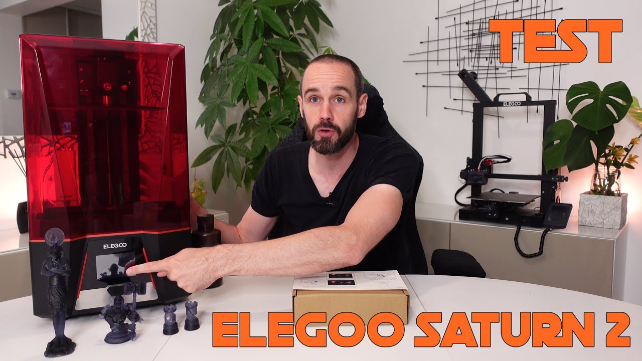Test de la Elegoo Saturn! La plus grande imprimante 3D à résine d