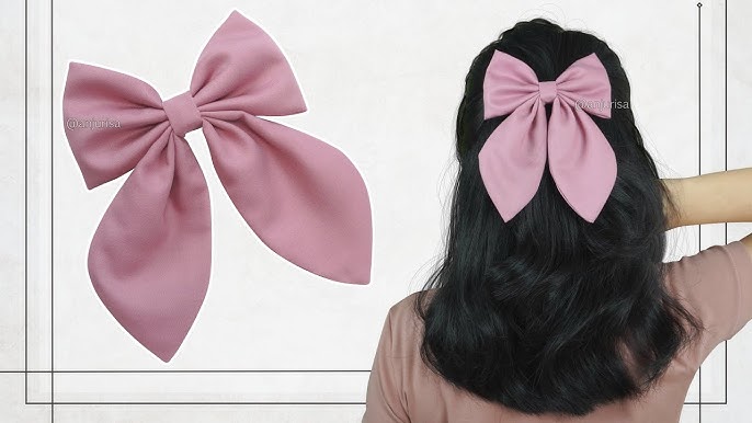  1PC Satin Hair Bows for Women Large Hair Barrettes