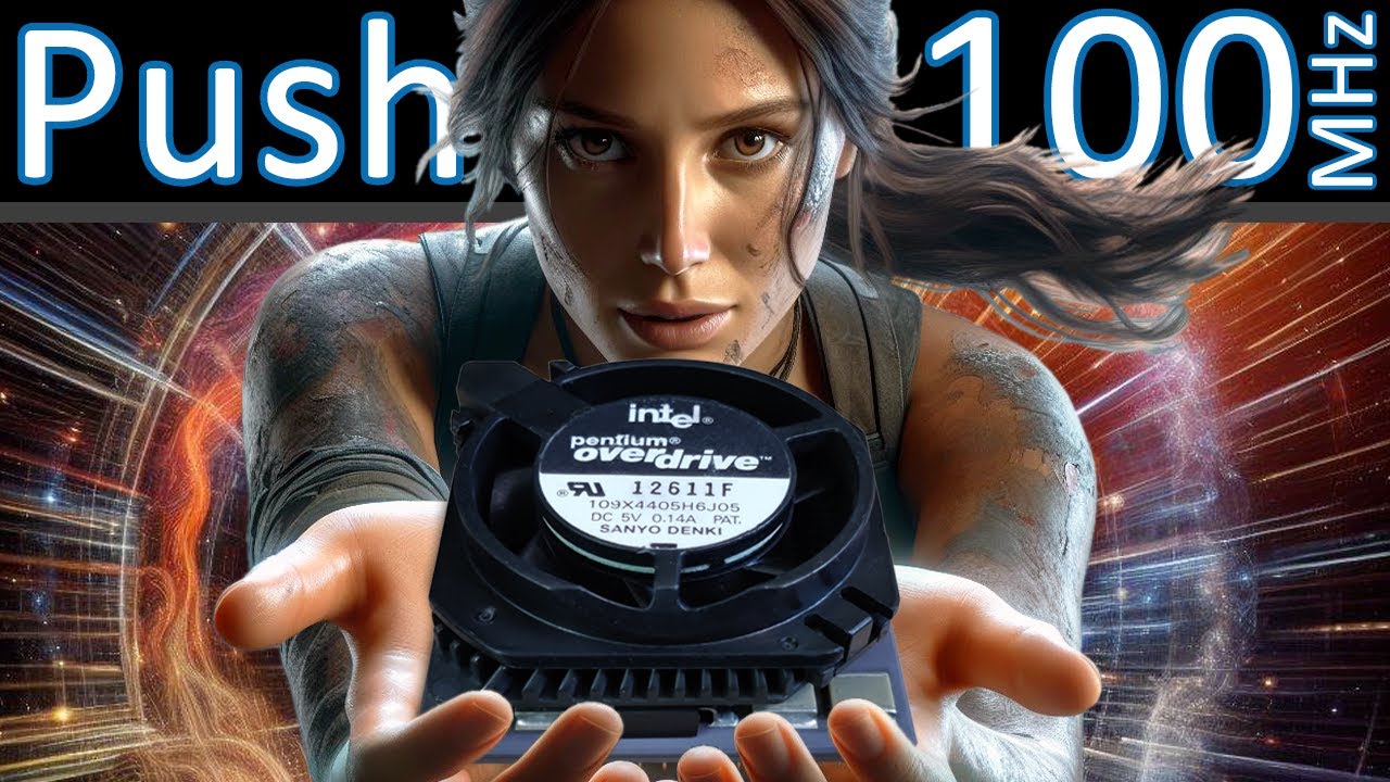 Tomb Raider (1996) on a Pentium OverDrive PODP5V83 (Part 8)