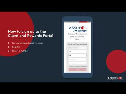 How to sign up to the Assupol Client and Rewards Portal