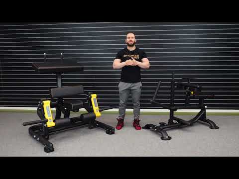 BRONZE GYM PL-1714 Сгибание ног стоя и BRONZE GYM PL-1719 Голень сидя — Обзор