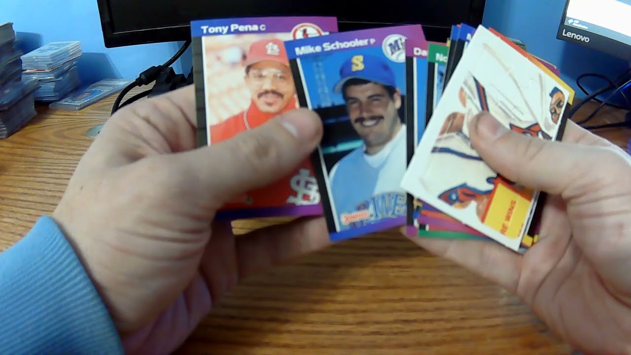 Opening Up Some Vintage Baseball Card Packs From 1988 1991 BIG HIT Opening Up Some Vintage Baseball Card Packs From 1988 1991 BIG HIT