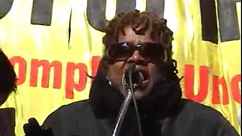 Nellie Bailey speaks against the Iraq war (3/18/06)