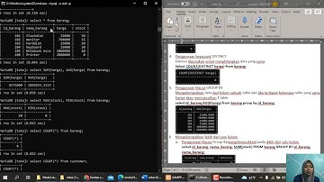 Belajar Perintah SQL (Fungsi Agregat)