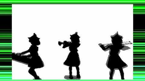 Amstrad CPC   Bad Apple JavaCPC MovieMaker demonstration