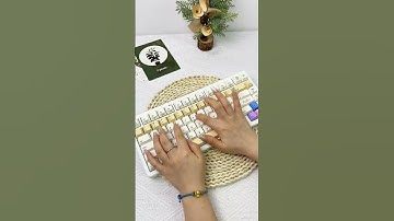 Make It Yours: Inky75 with DIY Keycap Support.#keyboard #keycaps #mechanicalkeyboard #pc #desksetup