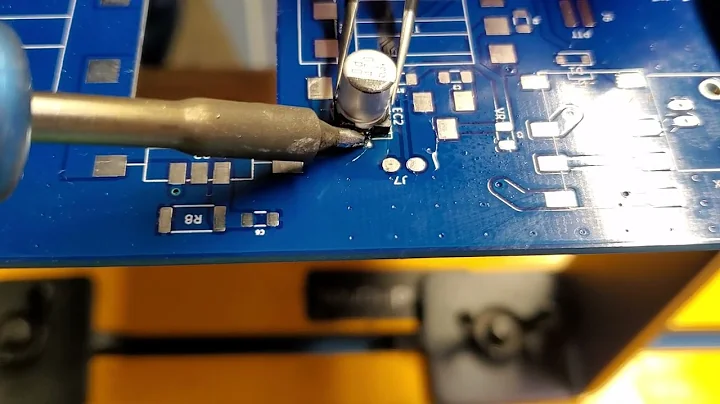 Soldering an SMD Electrolytic