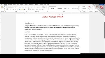 PSY502 GDB No 01 Solution 2025  Solution || BY VU ASSIGNMENT ||