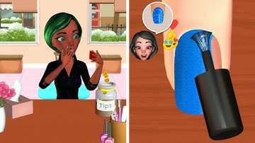 Nail Salon 3D 💅🏻 All Levels Gameplay Android,iOS