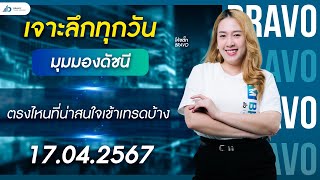 เจาะลึกมุมมองดัชนีวันนี้ 17/04/2567 : ตรงไหนที่น่าสนใจเข้าเทรดบ้าง