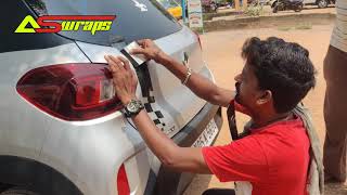 Renault kwid | sun films | roof black | frant banat | body stickers |