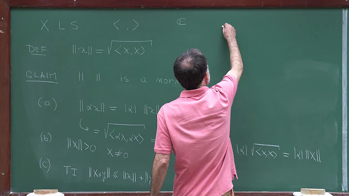 Doctorate program: Functional Analysis - Lecture 15: Hilbert spaces