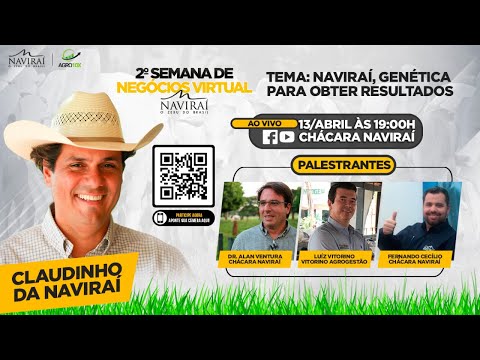 TEMA: NAVIRAÍ, GENÉTICA PARA OBTER RESULTADOS COM CLAUDINHO, ALLAN V., LUIZ VITORINO E FERNANDO C.