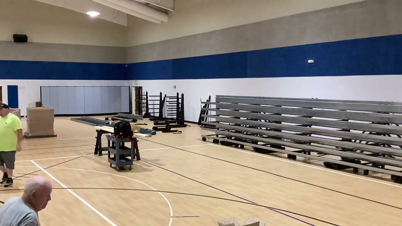 Bleacher Installation at Grace Life Community Church
