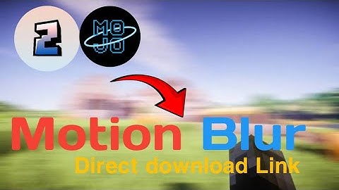 Best motion blur shaders for Minecraft java Mojo/Zalith Launchers |Minecraft shaders|