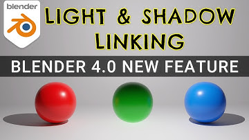 How to Use Light & Shadow Linking | Blender 4.0 New Feature