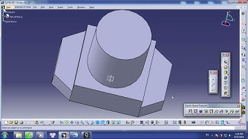Tự học Catia cơ bản phần 1, bài 1: vẽ Part và hình chiếu trục đo