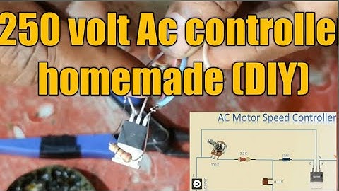 How To Make Simplest 220V AC Fan Speed Controller Circuit,100W bulb brightness controller, Regulator