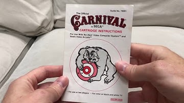 Carnival - Classic Video Game Manual (Atari 2600 - 1982)