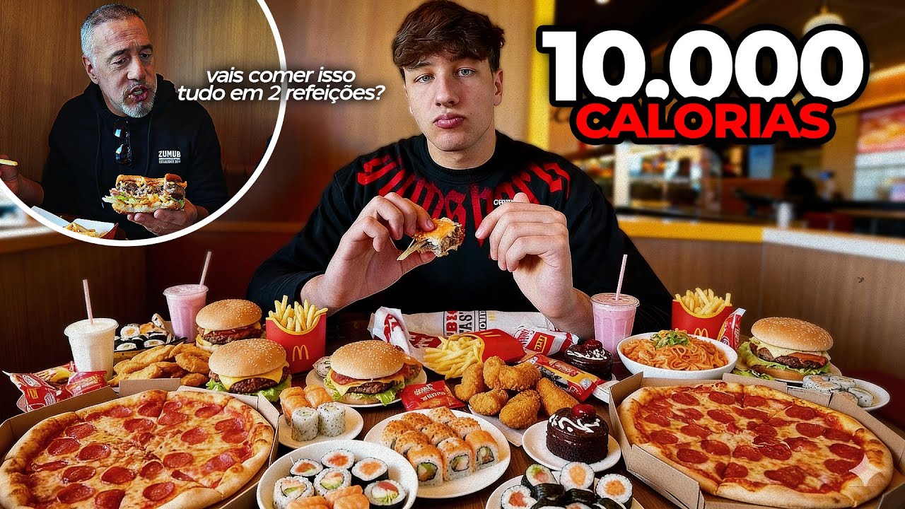 Desafio 10.000 CALORIAS em 2 REFEIÇÕES