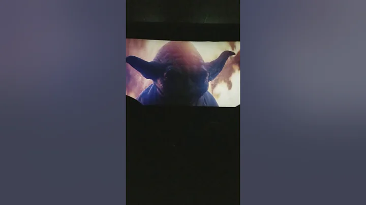 Yoda and Luke scene from the last jedi