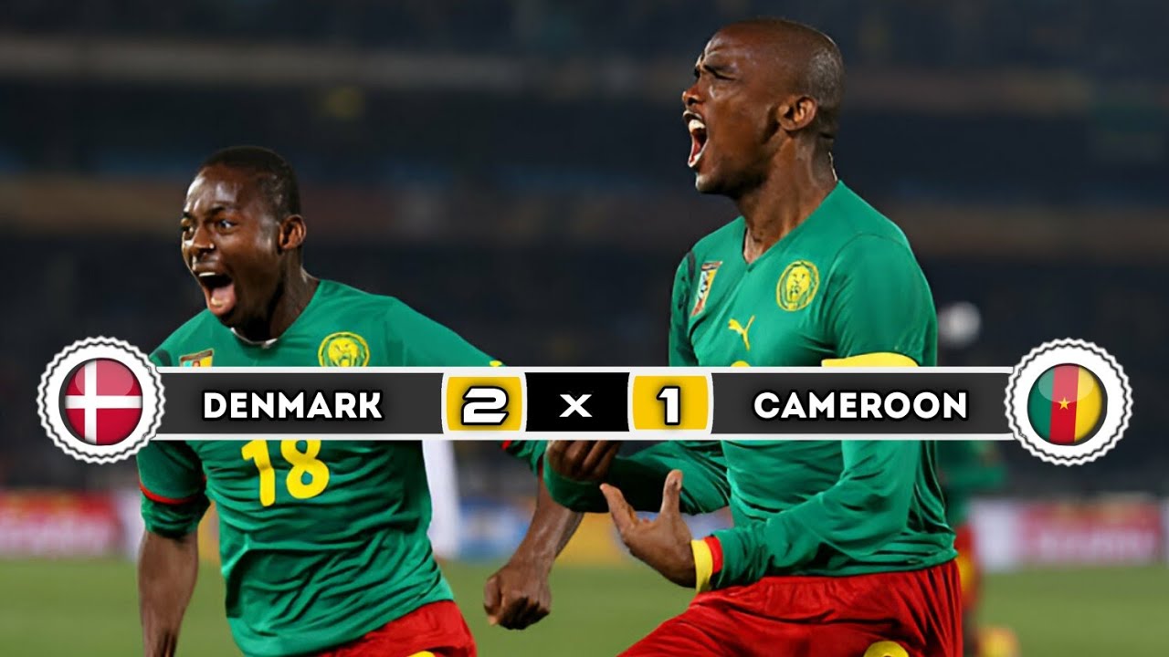 Дания 🇩🇰 × 🇨🇲 Камерун | 2 × 1 | ГЛАВНЫЕ МОМЕНТЫ | Все голы | Чемпионат мира 2010