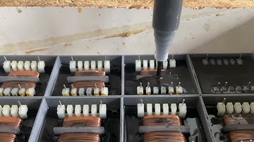 Epoxy potting machine for transformer