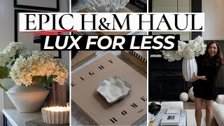 H&M HOME HAUL:: THE BIGGEST EVER!!! LUX FOR LESS!!