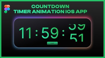 Creating a Countdown Timer Animation in Figma Using Interactive Components | Part 2 #Config2022