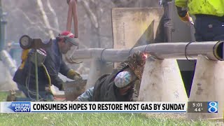 Consumers Energy uses temporary line to get around gas leak near Nashville