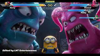 Minions & Monters: Henry Vs Howard & Phillip WITH HEALTHBARS | Concept Game UI