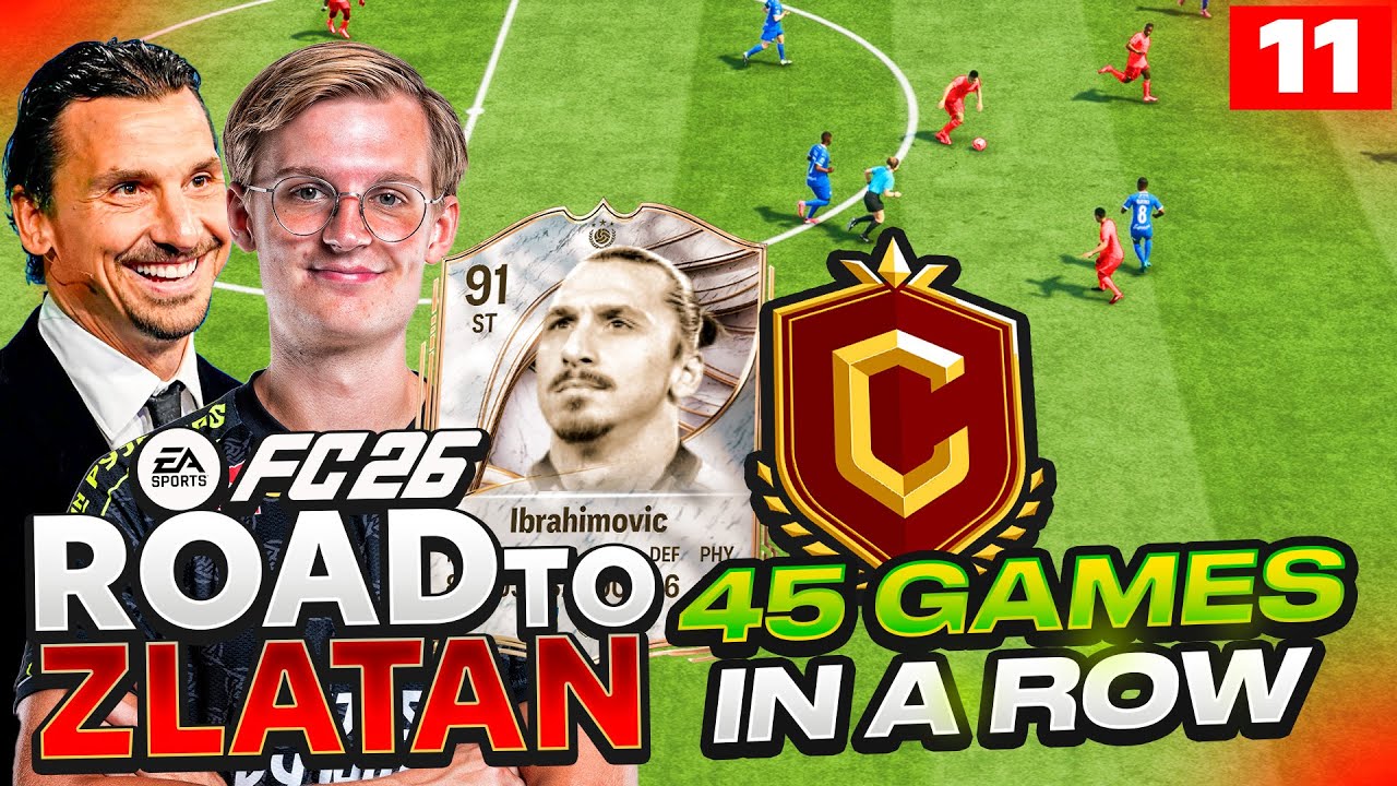 45 ИГР. ОДНА СЕССИЯ. Дорога к Златану | FC 26, эпизод 11
