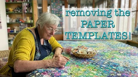 My English Paper Pieced Quilt Top is FINISHED! The papers are COMING OUT!