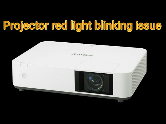 Benq projector red led fix - YouTube