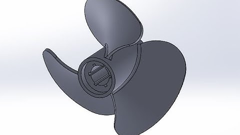 Design of Propeller Fan in SolidWorks || SolidWorks 2016 || @CADCAECFD