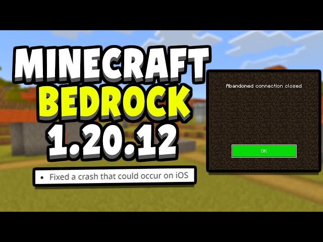 How to download Minecraft Bedrock 1.20.12 update