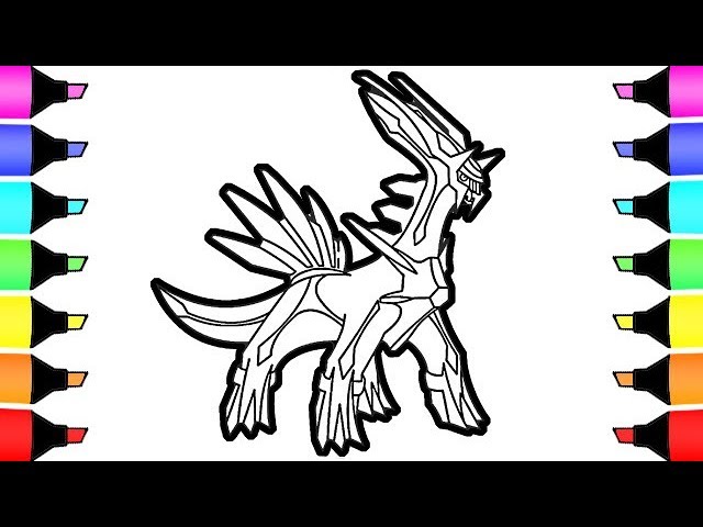 Coloring Pages Pokemon Dialga I Fun colouring for kids ...