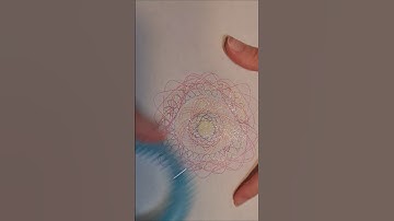 Multi complementing ASMR spirograph gears with demi sacred symetry #asmr #art #spirograph